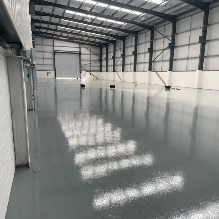 Industrial Concrete Works Completed industrial concrete floor by LLT Civils