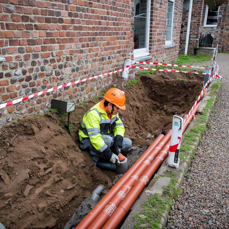 Domestic Drainage Services Domestic drainage works by LLT Civils