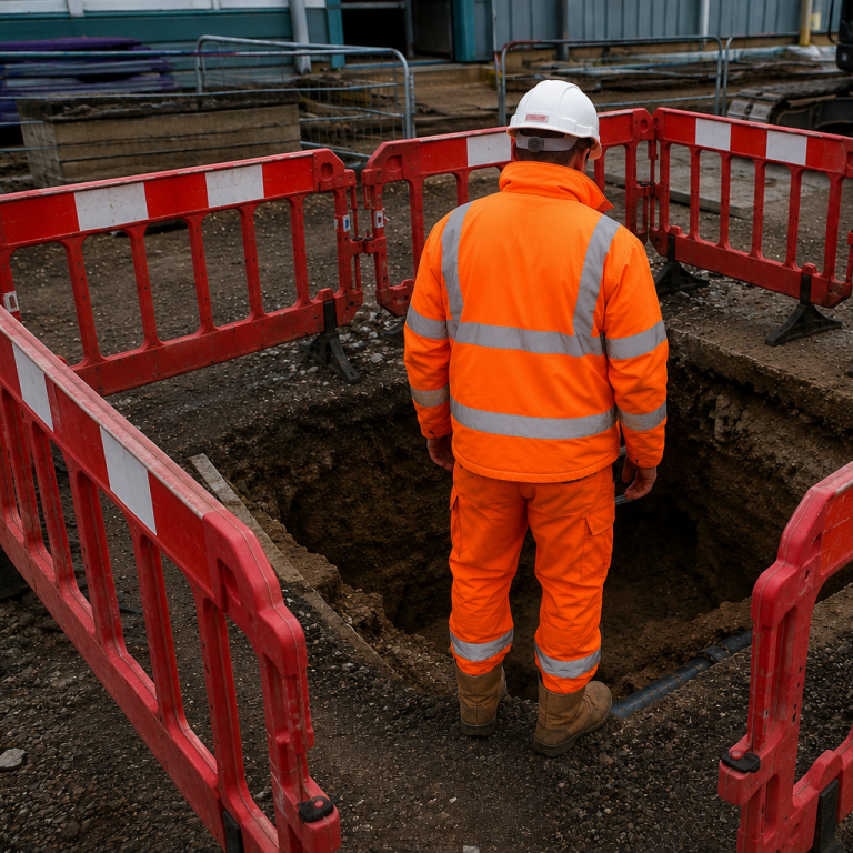 Safe working on site LLT Operative working on site safely